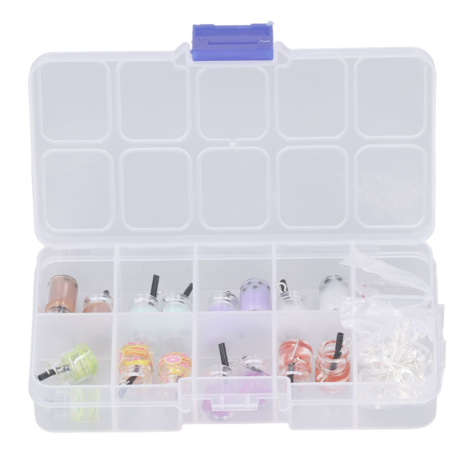 Earrings Making Supplies Kit 4 Different Colors Beverage DIY Pendant