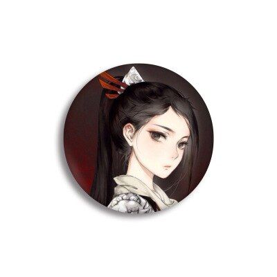 New Mo Dao Zu Shi Figure Model Brooch Pins Broches Round Tinplate Badge Fans Gift Children Toy