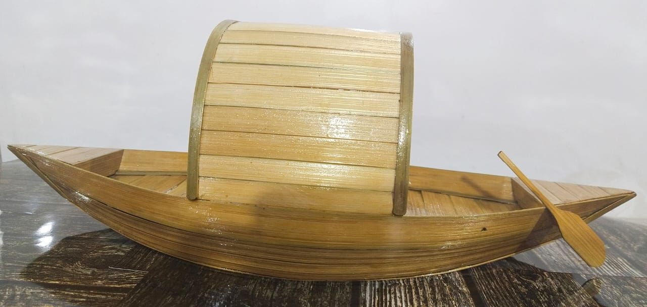 New Exclusive Hand Made Bamboo Boat & bamboo craft