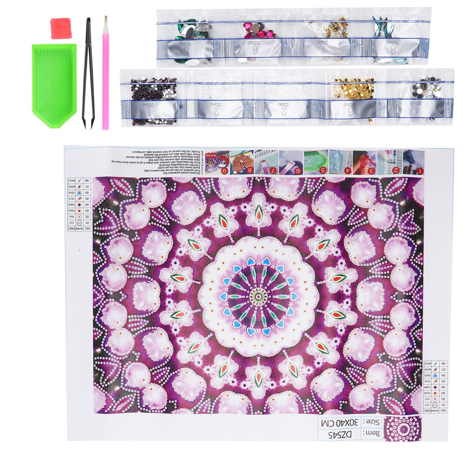 Liu Xing Resin Diamond Painting Kit 30x40cm Mandragora Picture DIY Arts Craft for Wall Decor Gift