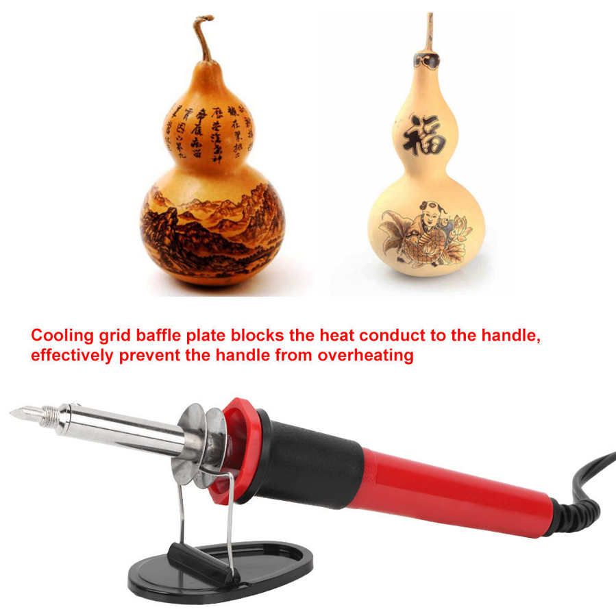 7pcs Electric Wood Burning Soldering Iron Kit Burner Pen Pyrograph Tool Set