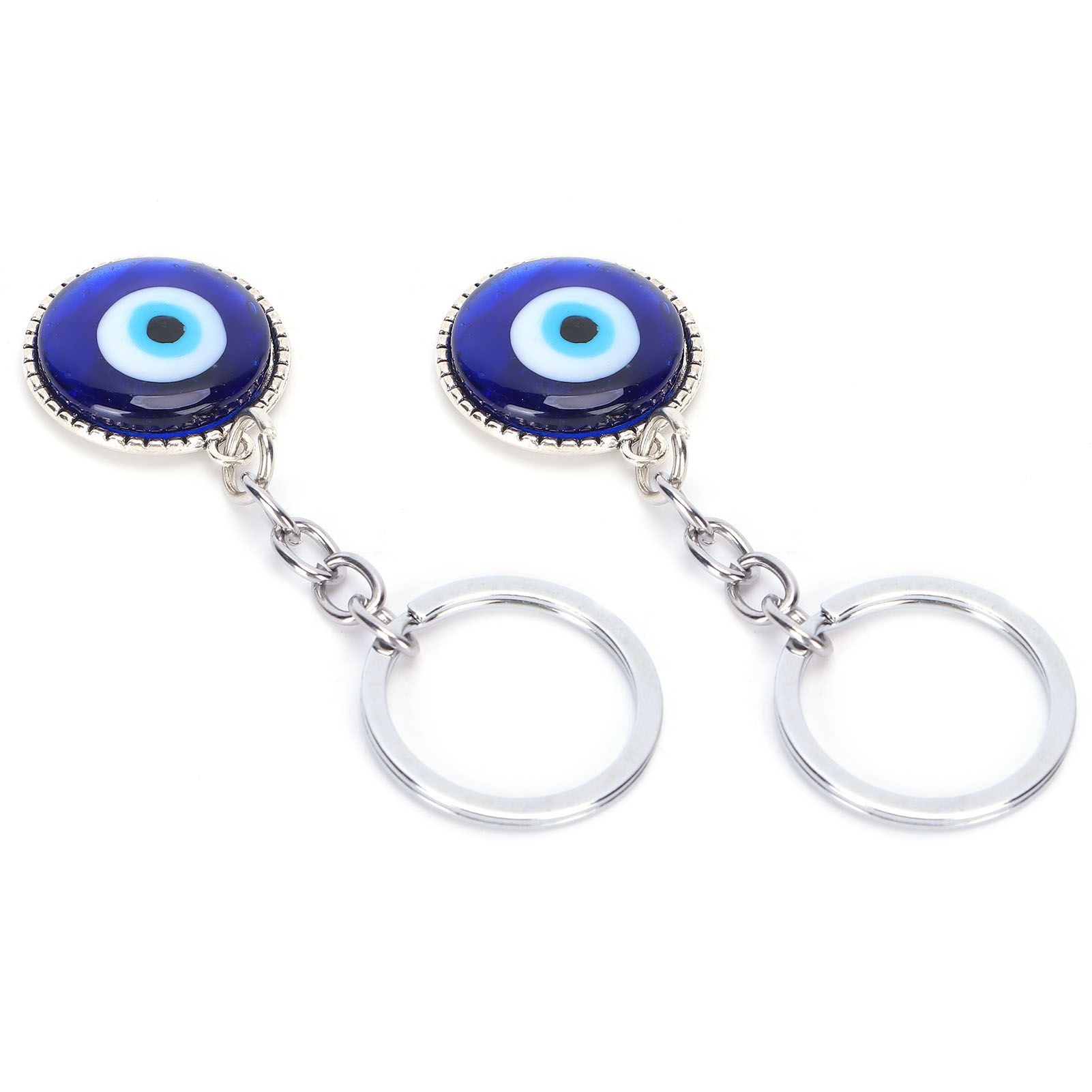 Chain Keychain Alloy Coloured Glaze Amulet For Family Classmates Friends