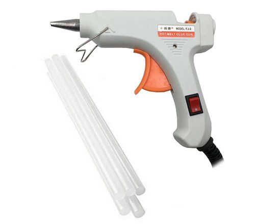 Hot Melt Glue gun + 5 Pcs Glue Strick 11 Inch - Glue Gun