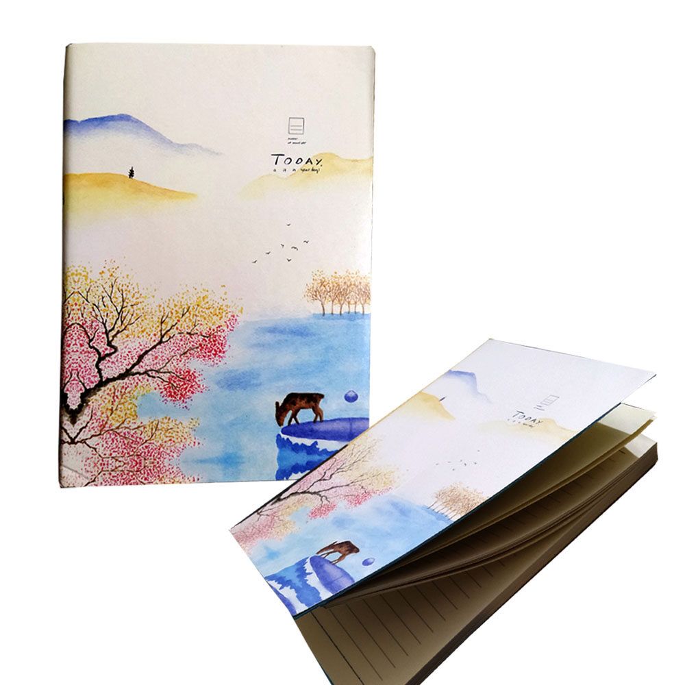 Mingbo Travel Life 25/17cm Notebook Office, Student Stationary-100 Pgs (Made in China)