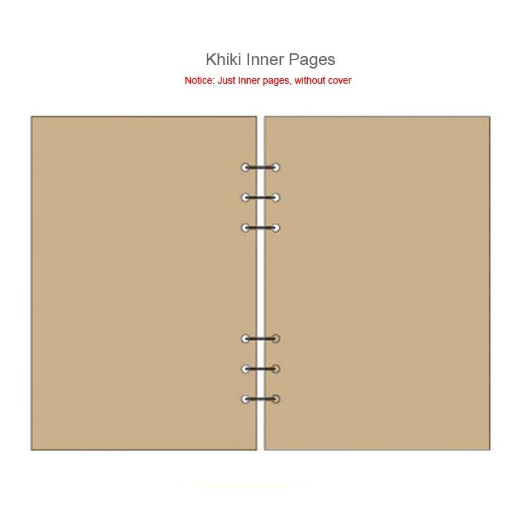 Creative A5 A6 A7 Colored Notebook Index Page Matte Cover Spiral Diary Planner Paper Note Book Category Pages Stationery