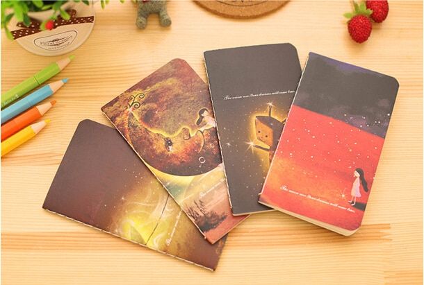 1 Pieces Korean Creative Stationery Notepad Office Supplies School Cute Cartoon Printing Filofax Notebook Diary Students