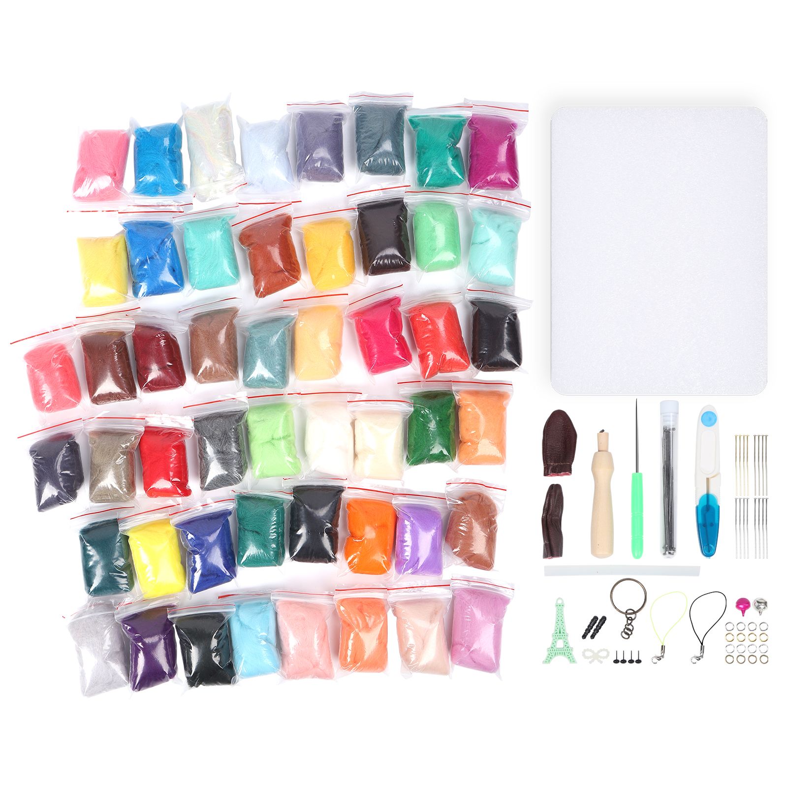 DIY Felting Kit Needle Wool Felt Household for Painting Dry