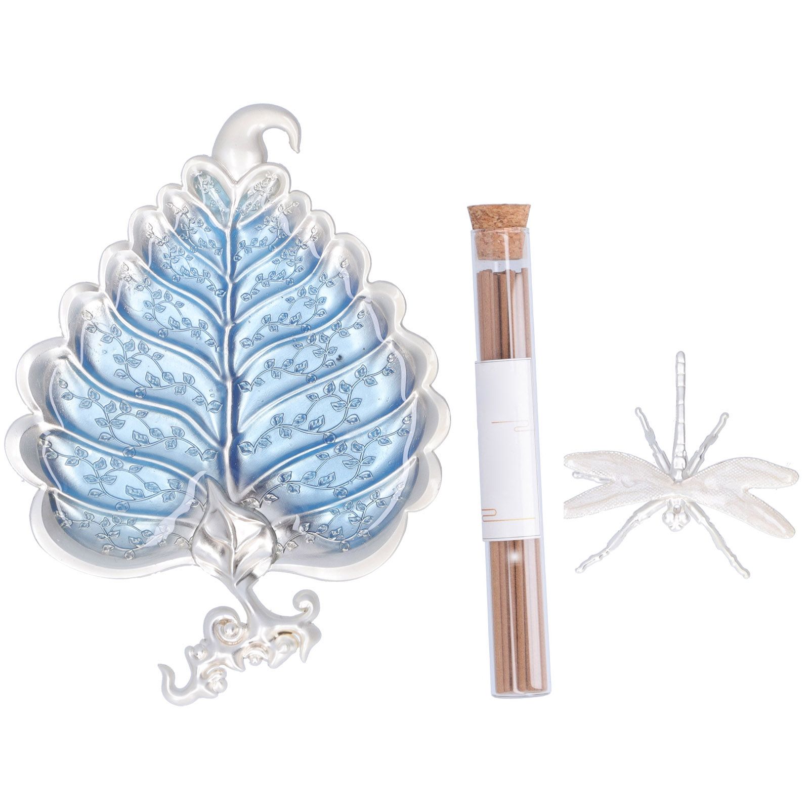 Alloy Incense Stick Holder for Sticks Burner Set Handicraft Catcher Tray Ornament Gift