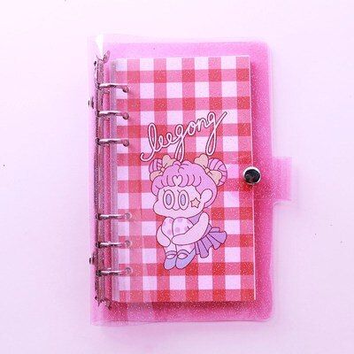 Kawaii Girl A6 Diary Notebook Agenda Weekly Planner Organizer Dividers Spiral Personal Travel Journal Notepad Korean Stationery