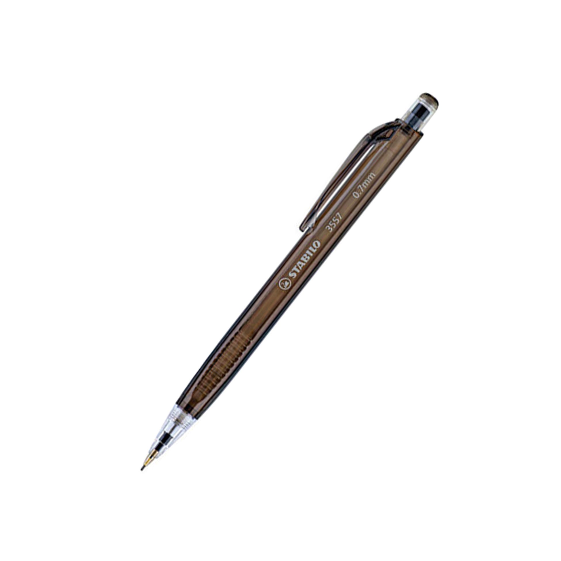 Stabilo pen 3557 /3555 transparent mechanical pencil 0.7/0.5 correction of triangle pole