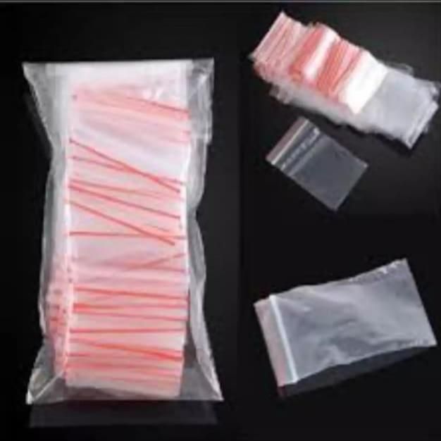Pack of 2- 2 *3  Zip Lock Plastic packet