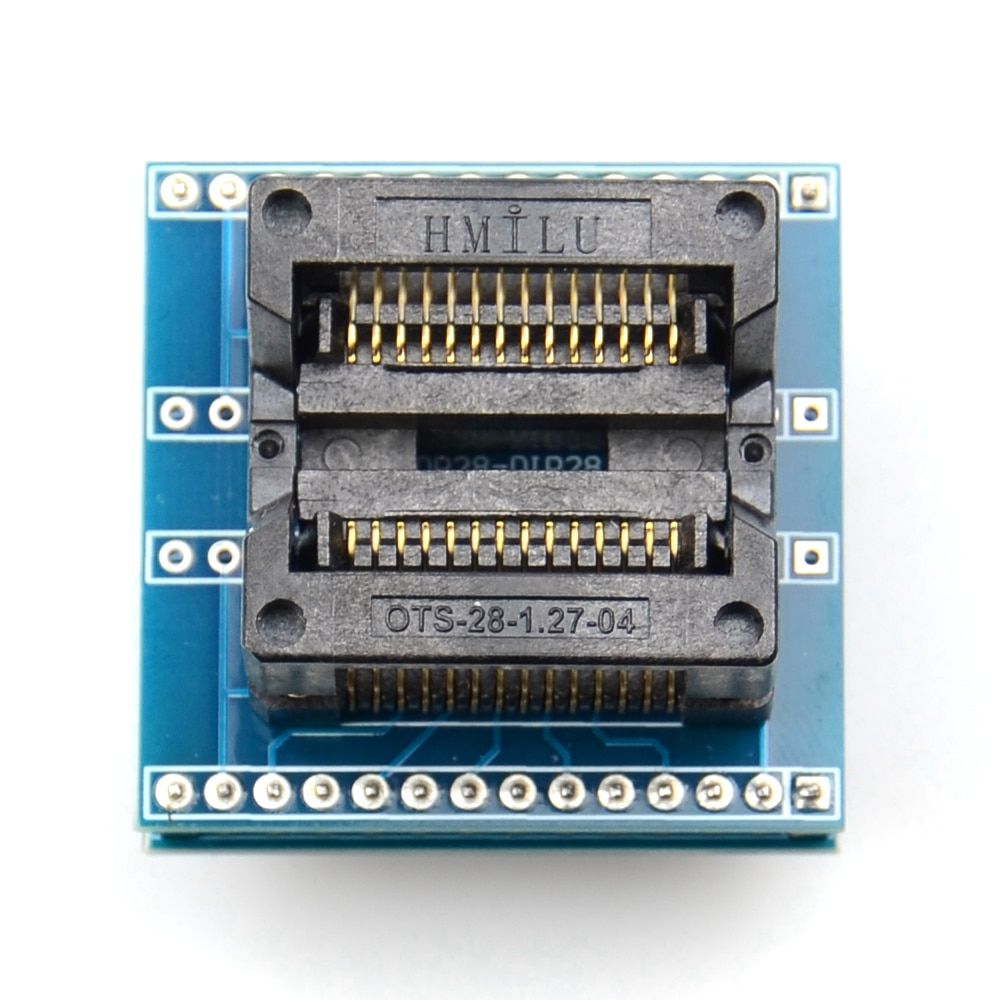 SOIC28 SOIC 28 SOP28 TO DIP28 Programmer Adapter Socket Body Width 7.5MM 300MIL IC SOCKET CONVERTER Test Chip