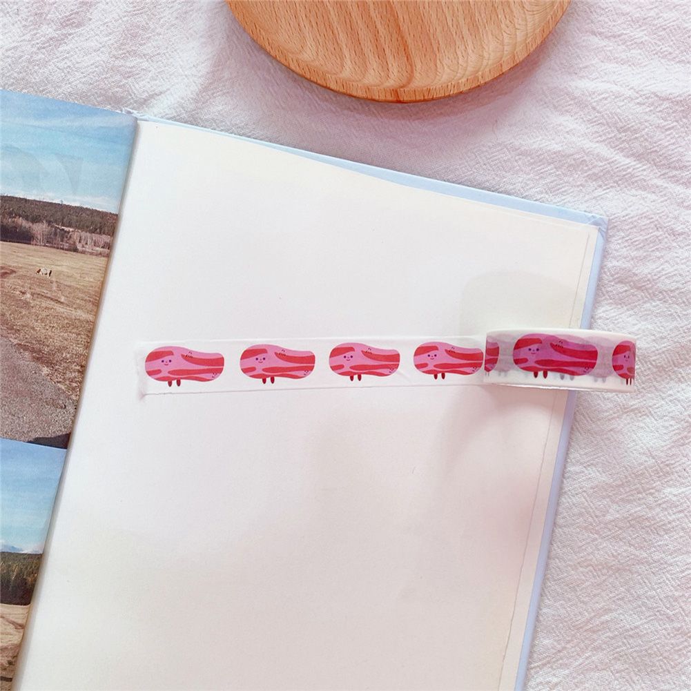 Cloud Smiley Face Paper ape Cute Little Bear Love Flowers Hand ear Sticker Plastic Film