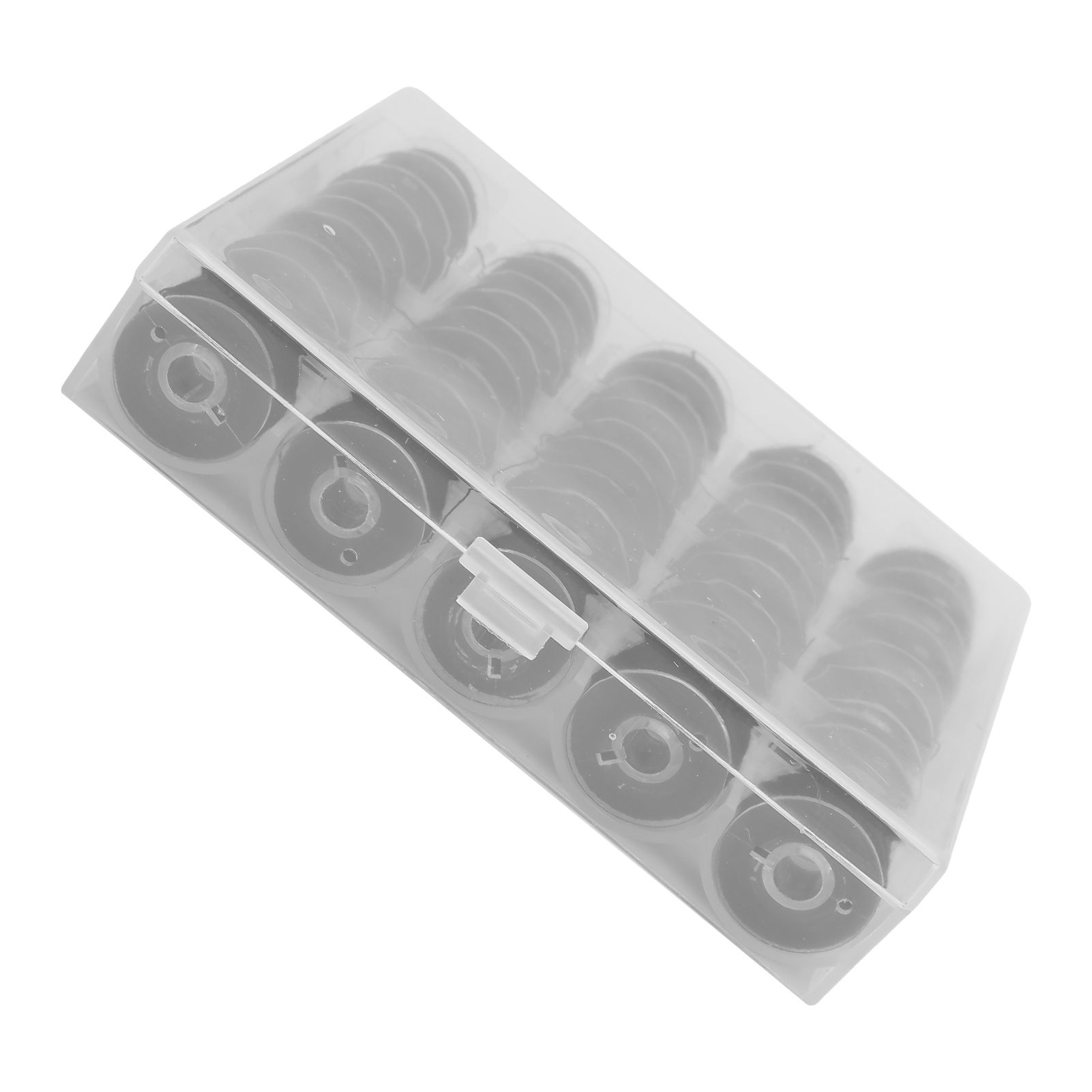 Embroidery Thread Bobbins Sewing Portable with Transparent Spool Box for and Machines Hand‑made