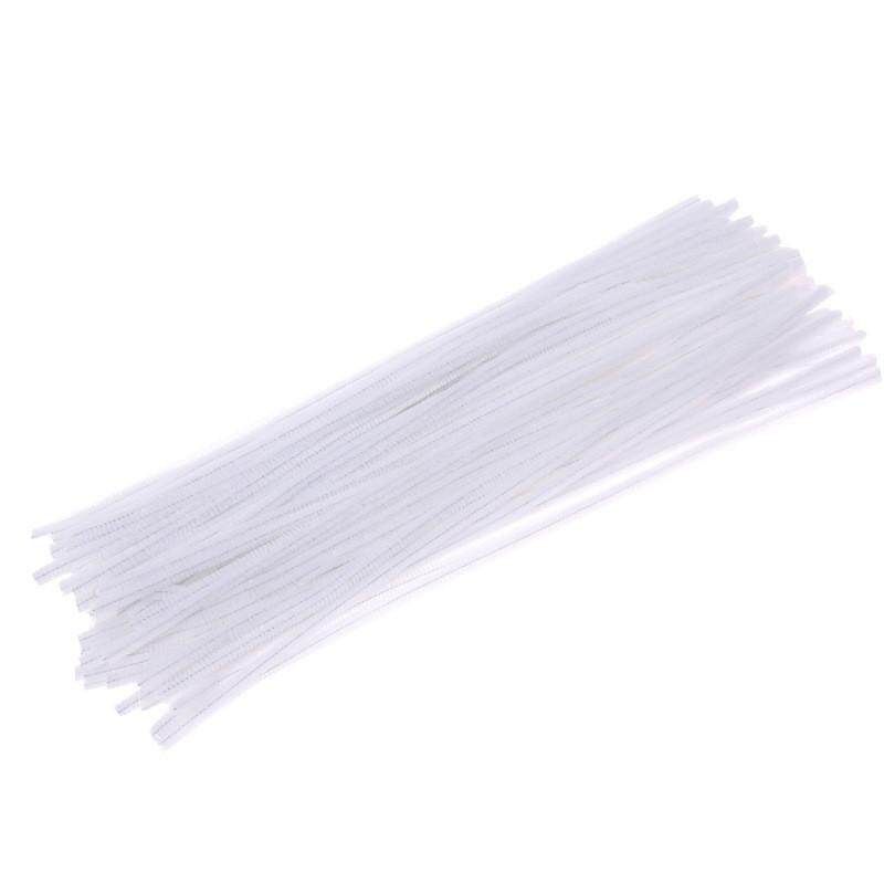 Panda Online 100PCS Bendaroos Montessori Chenille Sticks For Craft Children Kid Pipe Cleaner Stems Creative fun