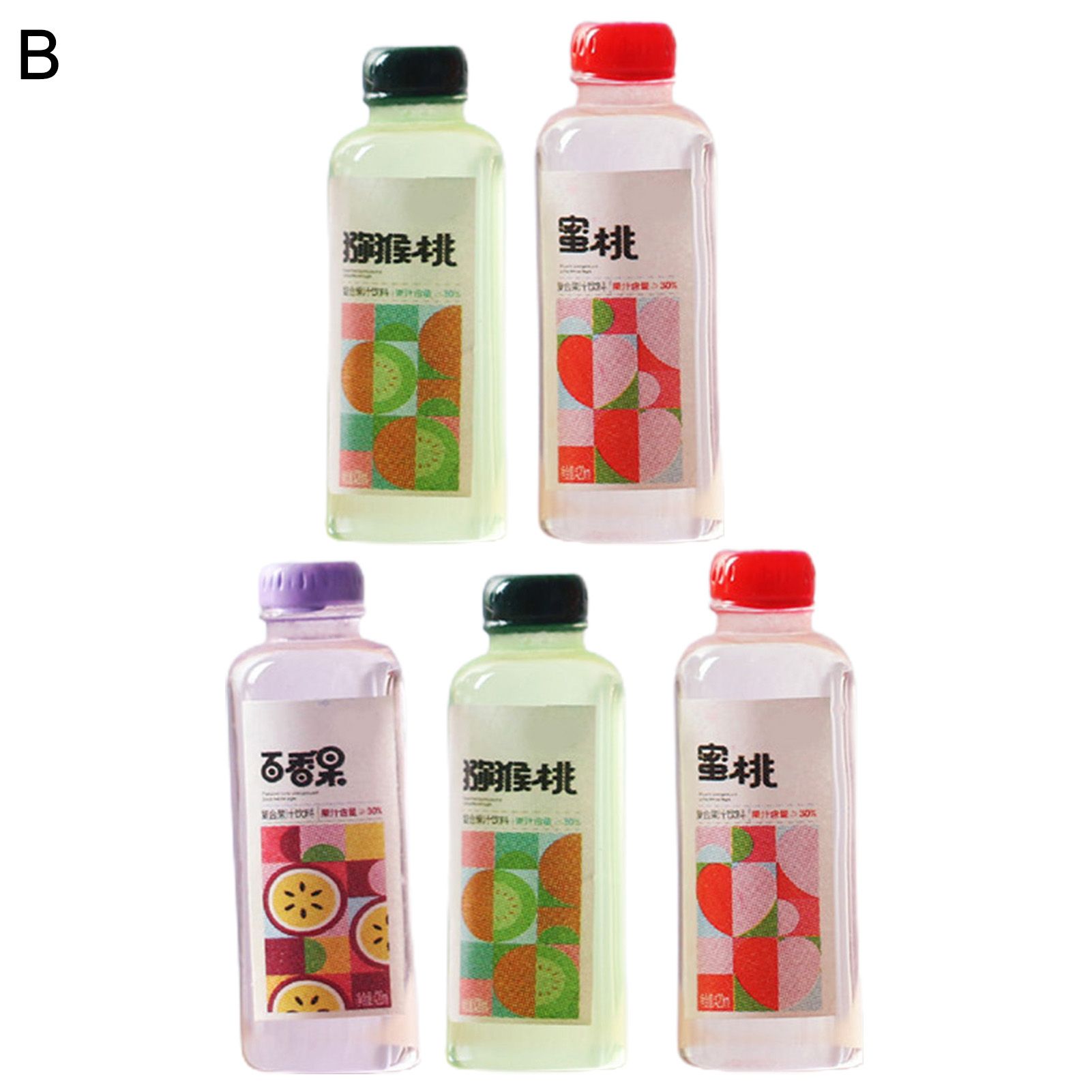 Dollhouse Drinks Model istic 1:12 Scale Dollhouse Resin Drink Bottle Model