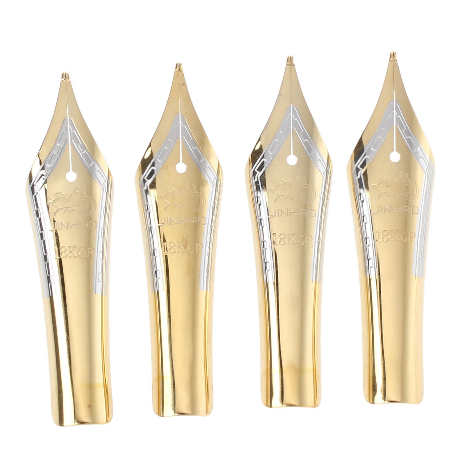 4Pcs/Lot Jinhao 159 450 599 750 baoer 388 Fountain pen Universal design large Pen nib Gold tip 0.5mm Straight Nib , metal Nib