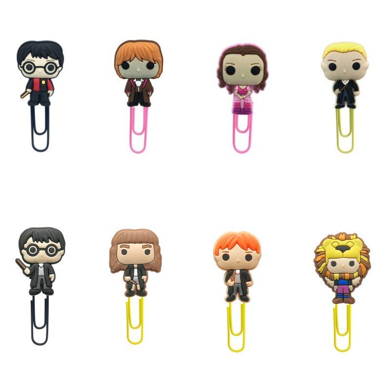 8-31pcs Hot Movie Figure Bookmarks Paper Clips for Teacher Student Page Holder Stationery School Office Supply Friends Gift