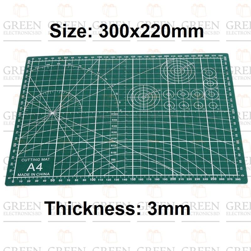 PVC A4 Cutting Mat Cutting Underlay Cutting Plate Handmade Self-Healing Cut Pad Patchwork Tools Manual DIY Cutting Board Lasting Thick Non-Slip