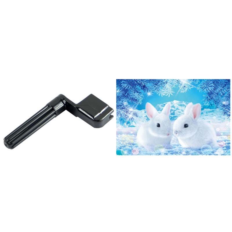Full Round Drill 5D DIY Diamond Painting "Snow Rabbit" & Rabbit Diamond Painting Accessories 5D Embroidery