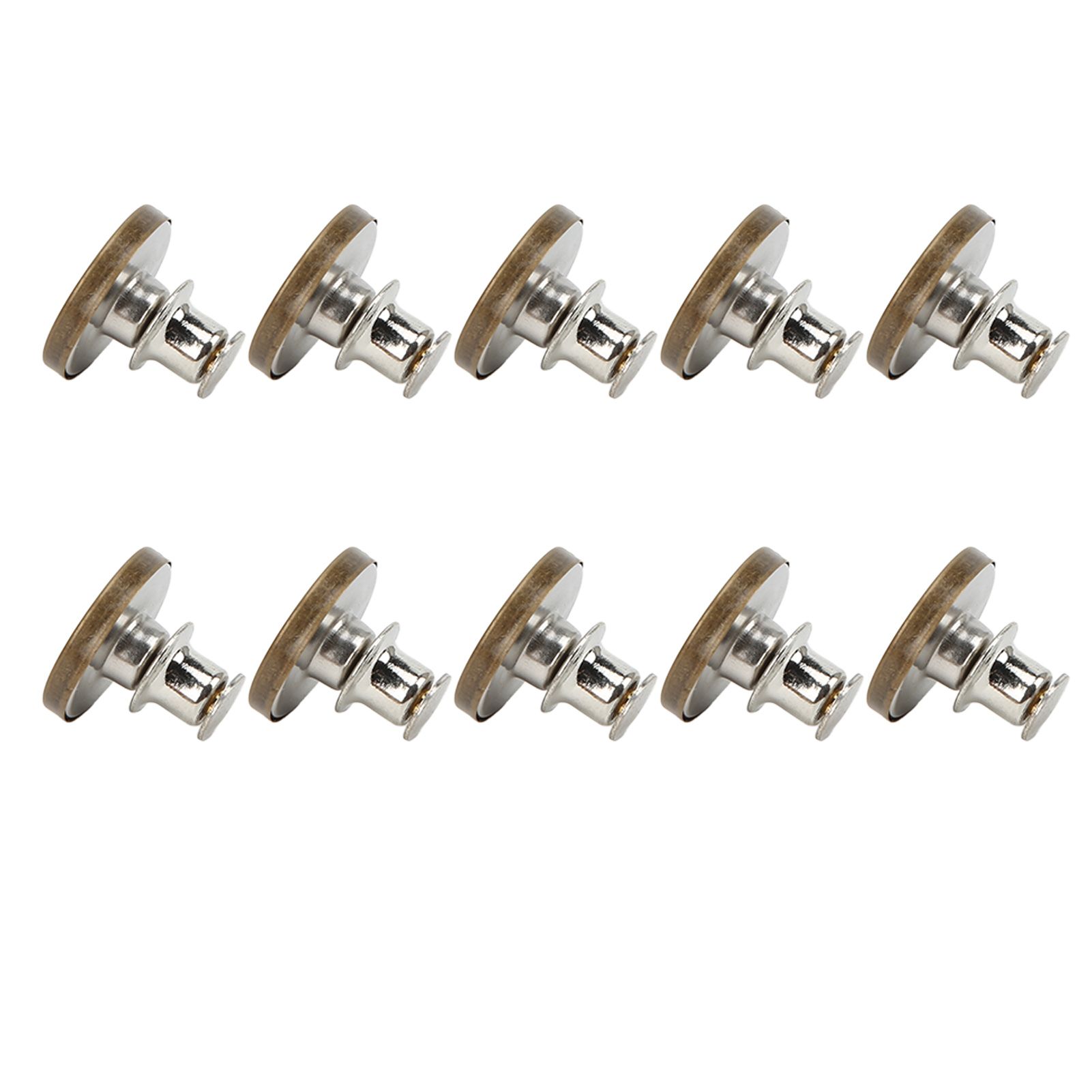 10Pcs Buttons Retractable Adjustable Detachable DIY For Pants Backpacks Belt