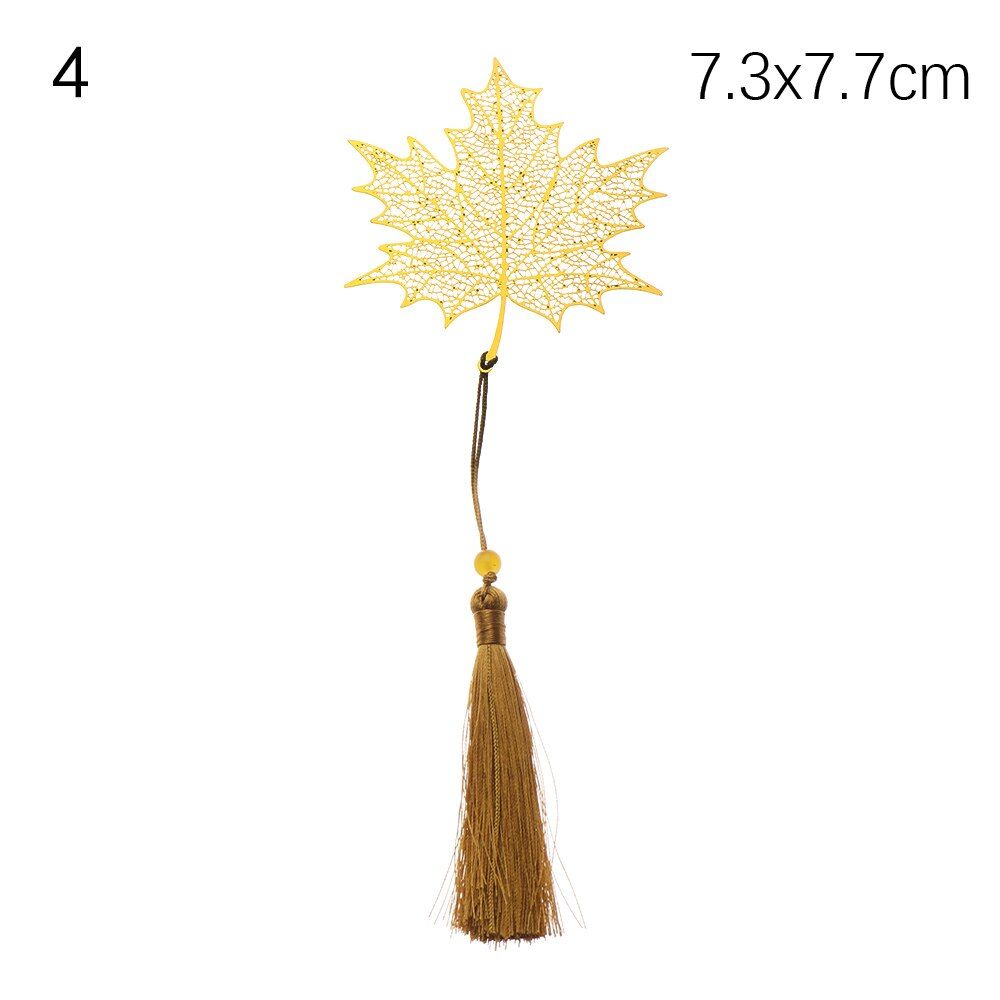 Retro Chinese Style Metal Bookmark Peacock Paint Brass Hollow Bookmark Book Clip Tassel Pagination Mark School Office Supplies