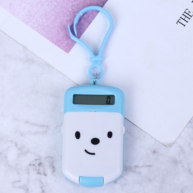 Kawaii Mini Calculator Pocket Size Portable Digit Calculator 8 Display Cartoon Cute Creative Keychain Calculator Office Supplies