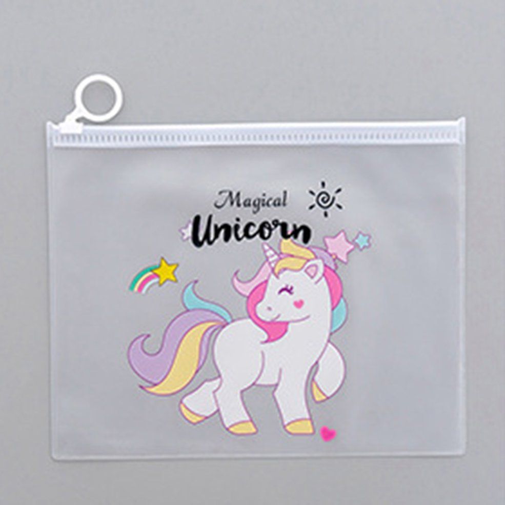 Transparent Cute Girl Heart Ring Paper Bag Creative Stu Storage Bag