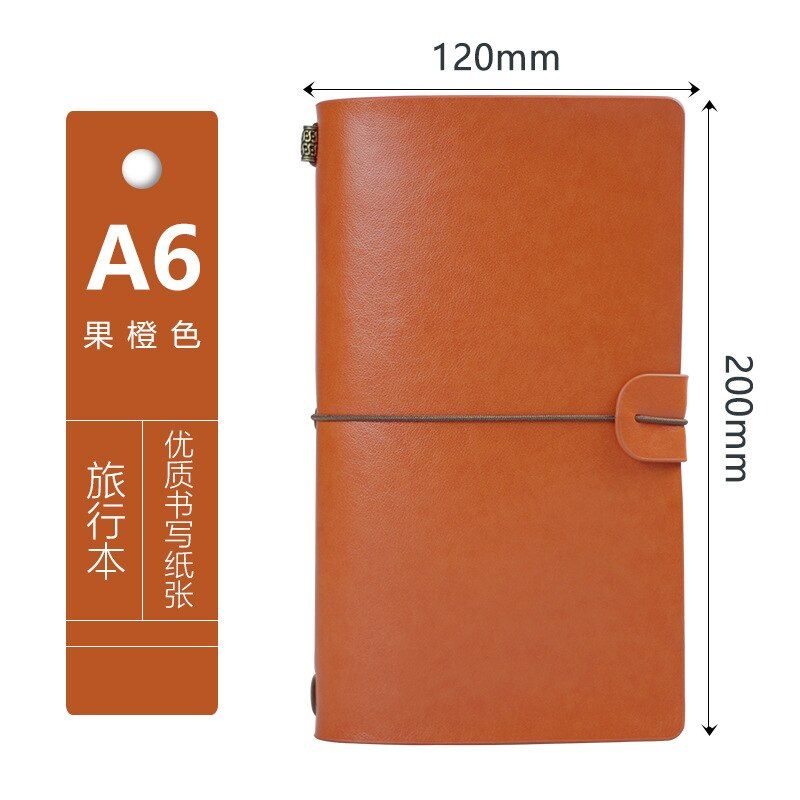 DIY retro art travel notebook A6 Arbitrarily increase or decrease the core Creative personality custom gift memo pad daily memos