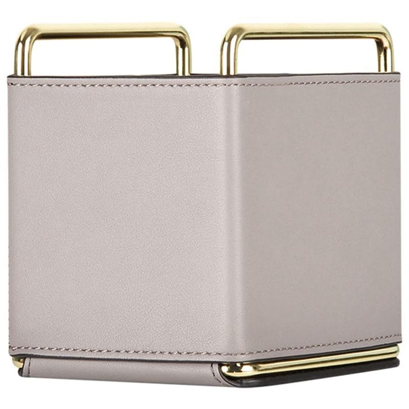Multifunctional Leather Desktop Storage Box,Office Pen Holder Cosmetic Storage Box Desktop Manager Organisar Case