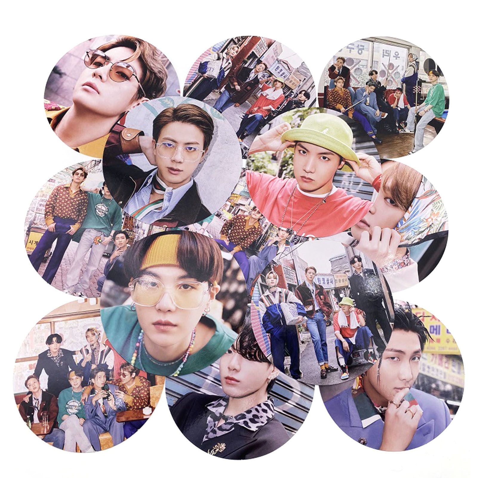 Ehousehold BTS Card Fashionable Decorative Art Paper Bantan Boys Postcards for Gift