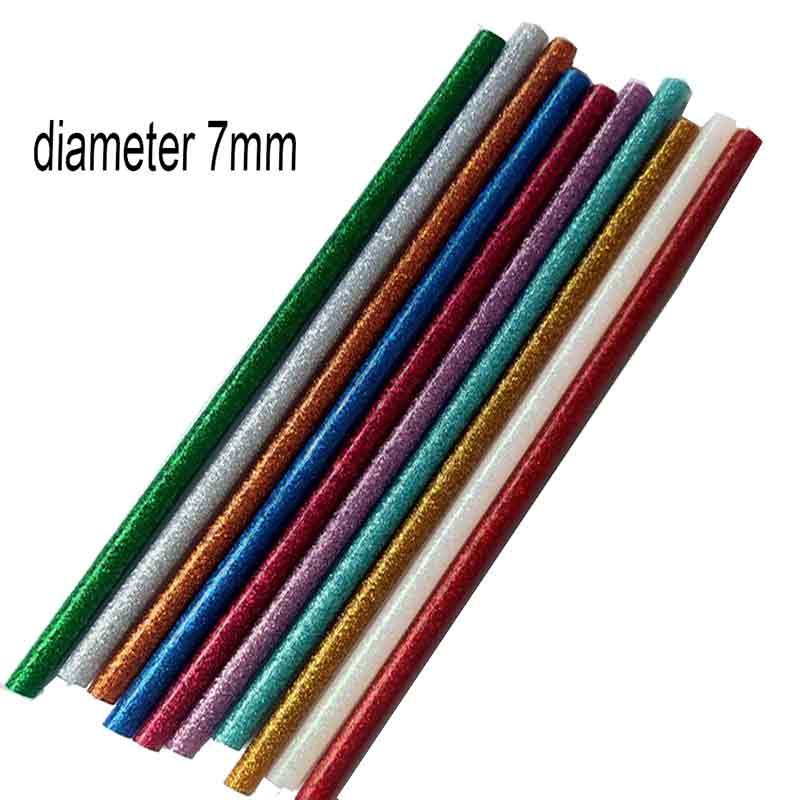 Transparent Hot Glue Stick 10pcs 7mmx200mm Melt Adhesive High Quality Car Audio Craft  Stick General  DIY Repair Home Tool