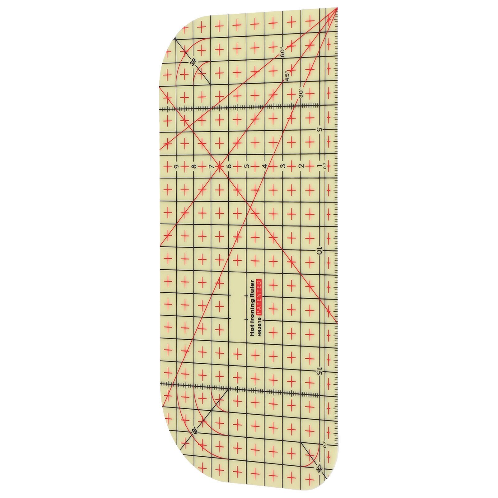 Cloth Quilting Ruler Plastic Heat Resistant Hot Ironing Measuring for Electric Iron Home Work