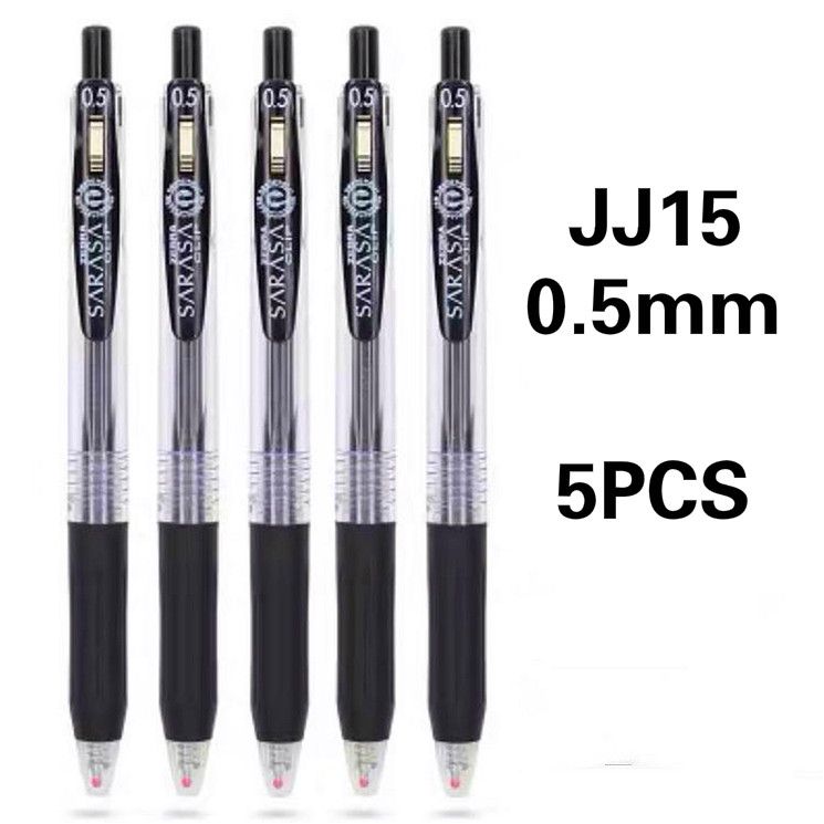 RHS Online 5PCS ZEBRA SARASA 0.5mm CLIP JJB15 Ink Pen
