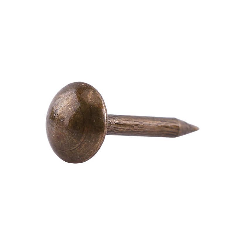 100x Vintage Bronze Tacks Stud Upholstery Antique Decorative Nails Furniture Pin(null)