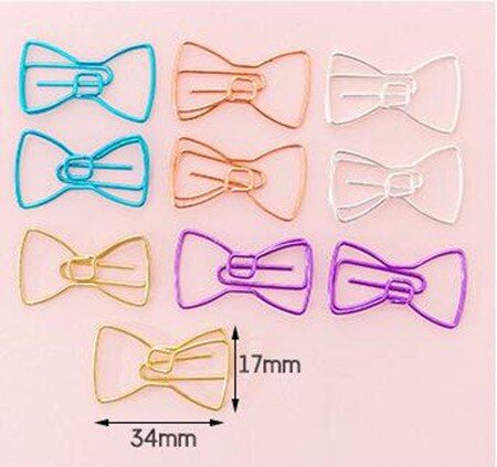 10Pcs/Pack Cute Style Planet Dolphin Envelope Cactus Metal Paper Clip Bookmark Stationery School Office Supply Escolar Papelaria