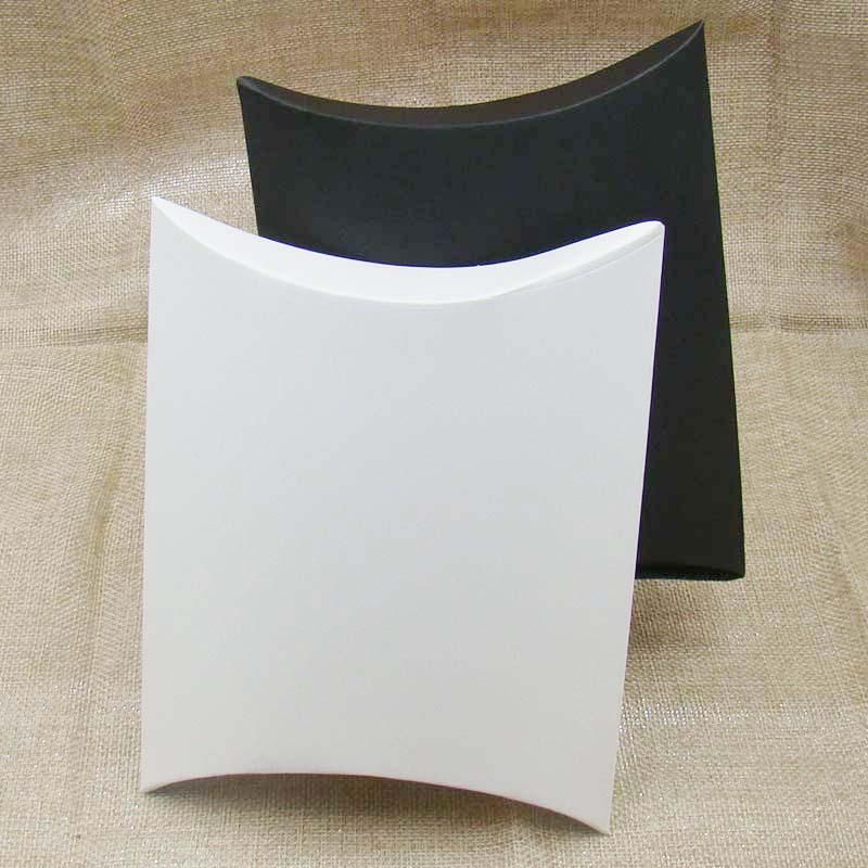 2 Colours Pillow Shape Hard Paper Gift Box - 40 pcs