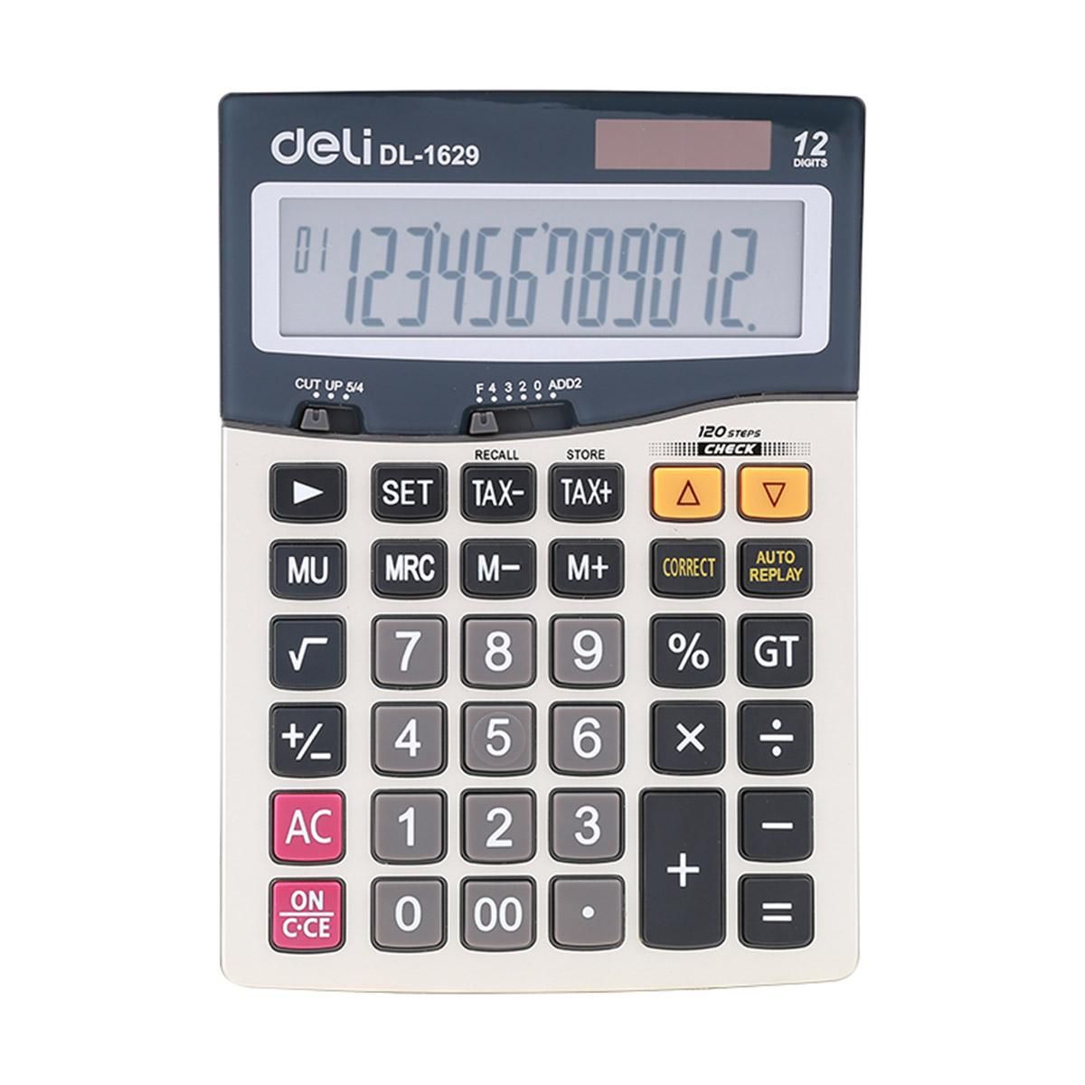 E1629 120-CHECK TAX CALCULATOR 12-DIGIT METAL