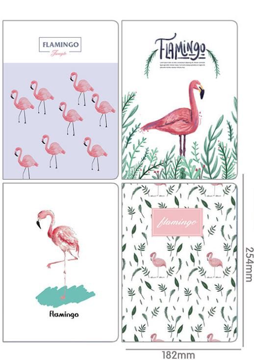 1 Pcs Kawaii B5 Notebooks Large Flamingo Sakura Cat Blue Whale Agenda Note Diary Planner Notebook Office School Stationery Gifts