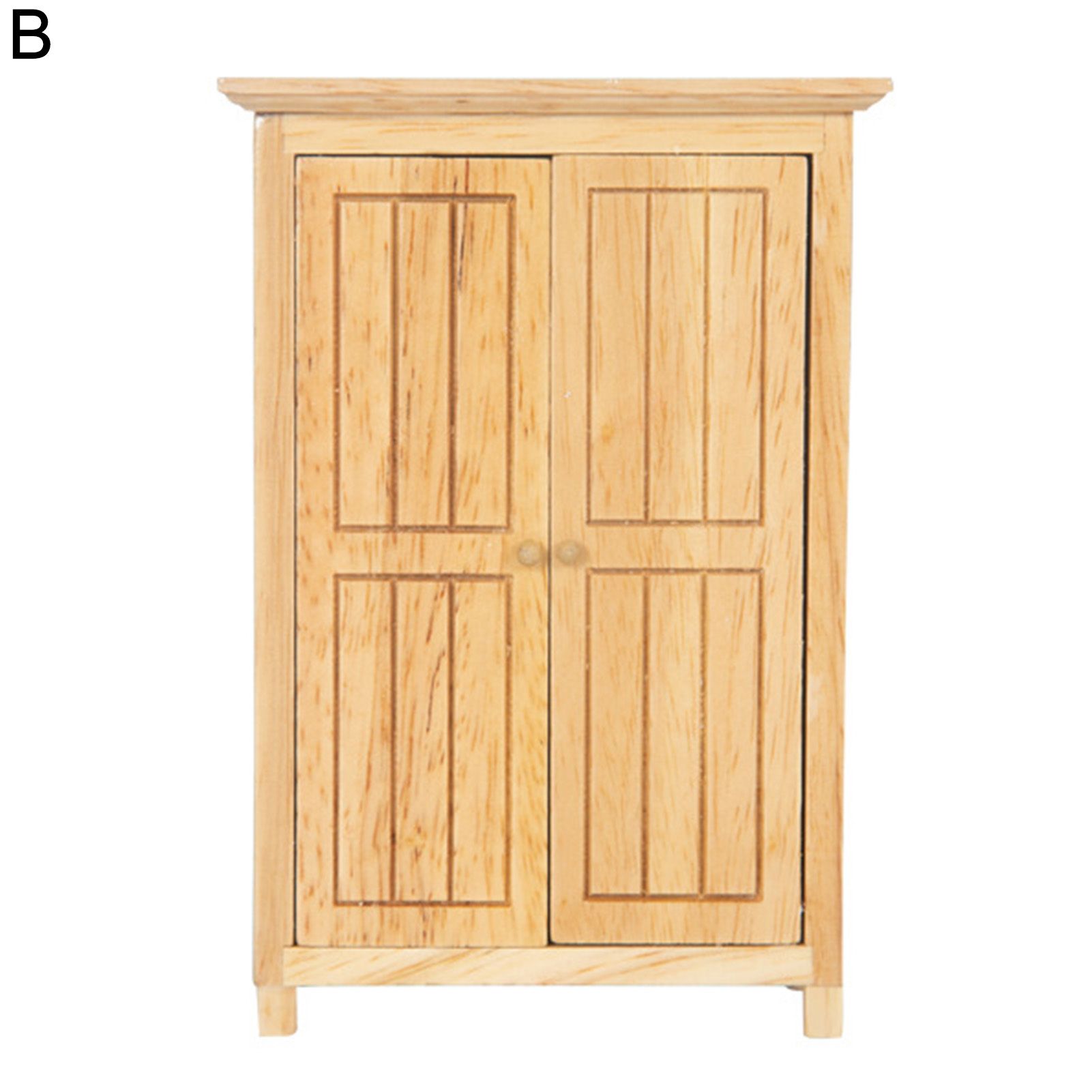 Handcrafted Wardrobe Lightweight niature Bedroom Double Door Wardrobe