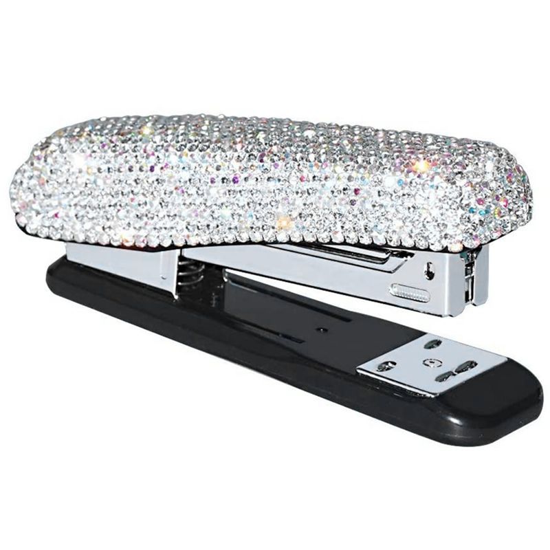 Diamond Crystal Handmade Bling Dazzling Stapler for Office, School, or Home