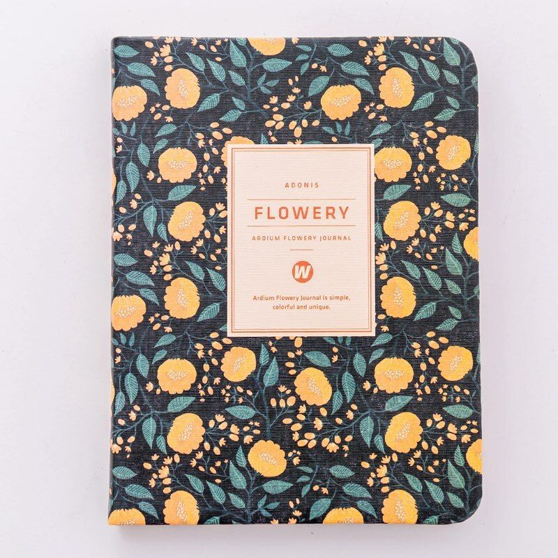 Creative PU Leather Floral Flower Schedule Book Diary Weekly Planner A5 A6 Notebook for School Office Supplies Gift Stationery