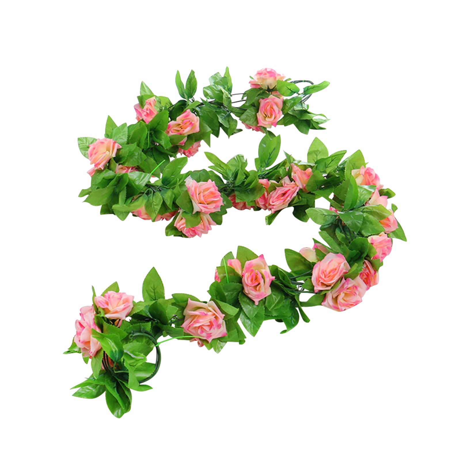 Flower Garland Fake Rose Vine Artificial Flowers Hanging Rose for Wedding Arch Garden Background Home Hotel Decor
