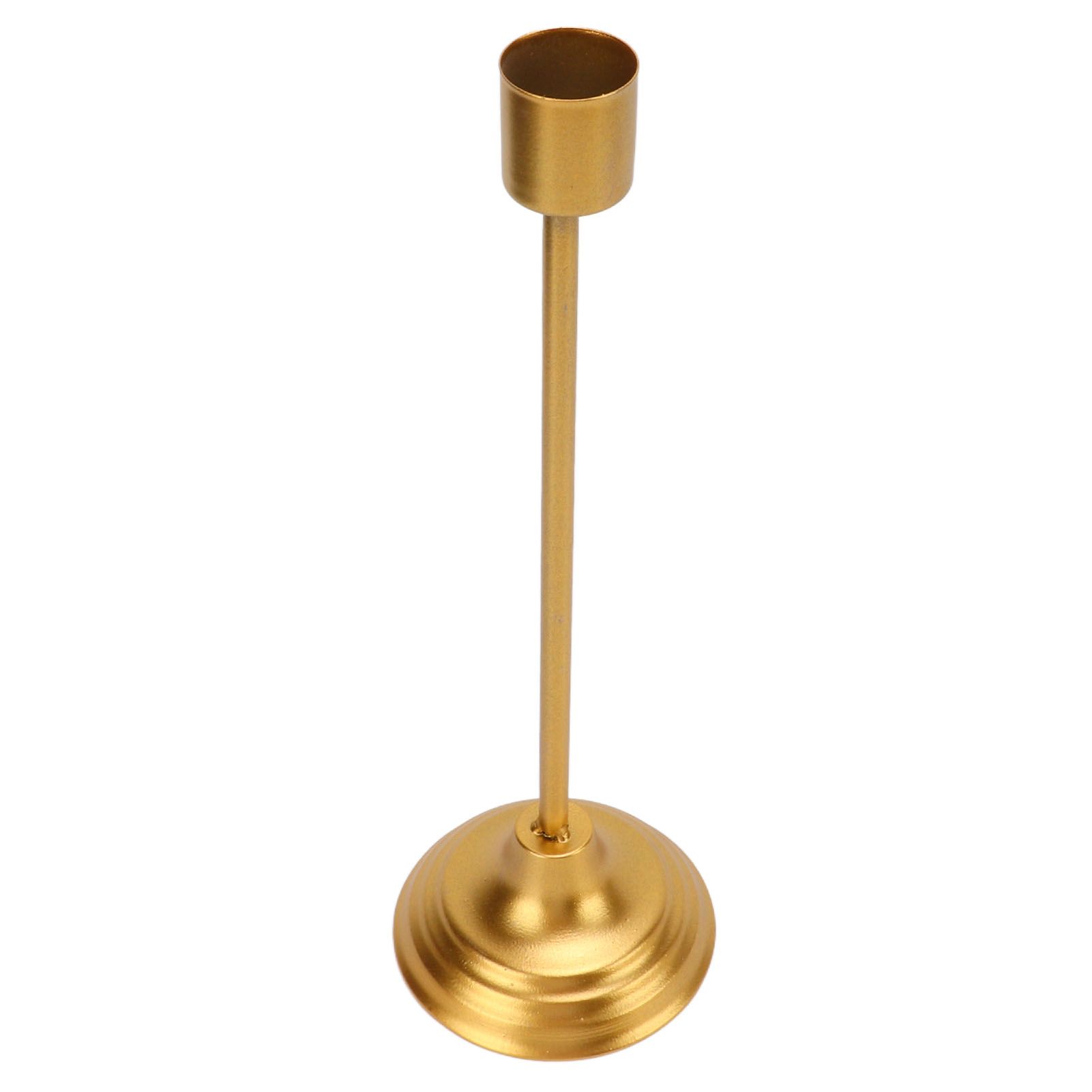 Candle Holder Tall Home Decoration Candlestick European Style Iron Rust Protection Metal Finish Tealight Holders