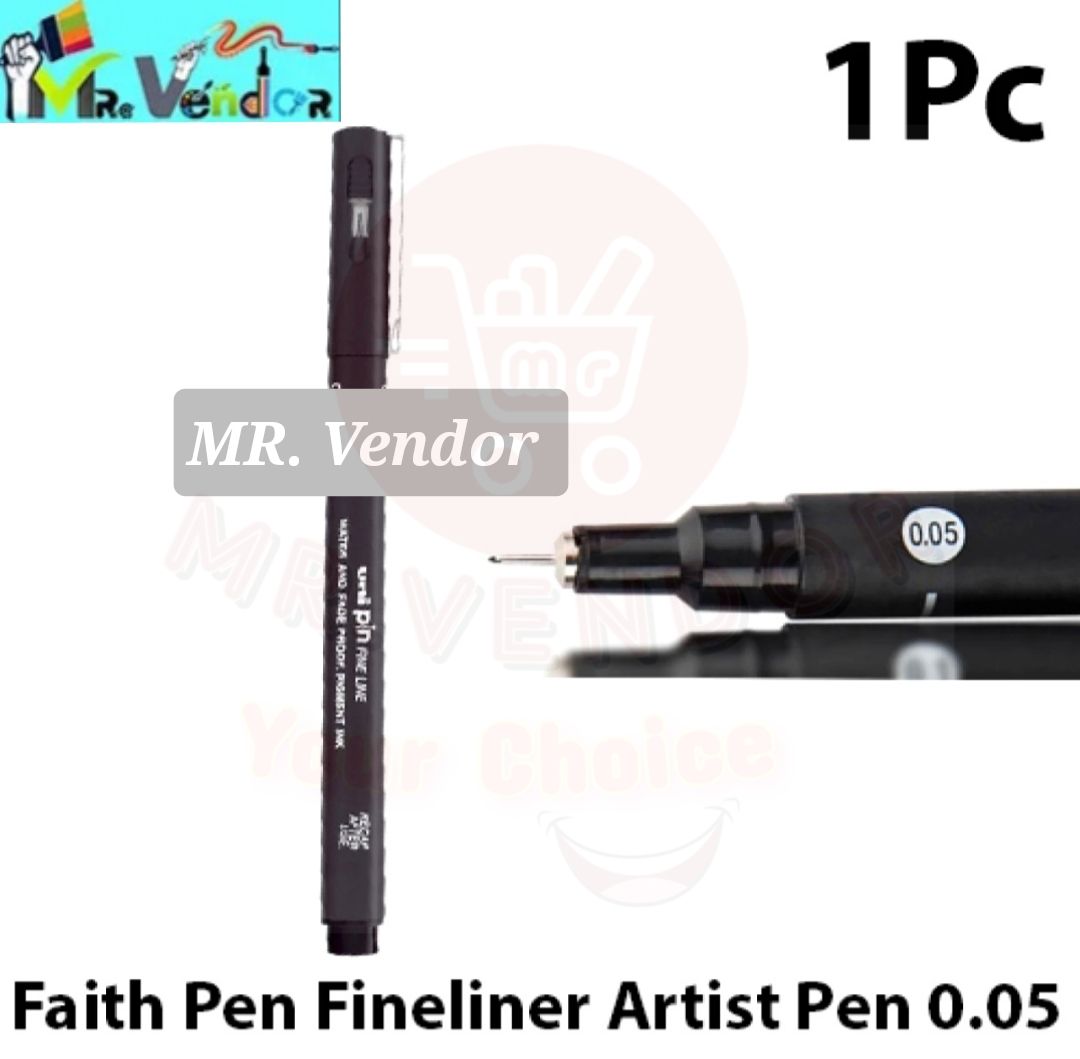 0.05, 0.1, 0.2, 0.3, 0.4, 0.5, 0.7, 0.8 Faith Pen Fineliner Artist Pen Fine Point Painting Pen Comic Pen Marker Drawing Pen