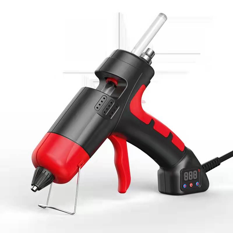 150W Mini Hot Melt Glue Gun Adjustable Temperature Digital Display Household DIY Handmade Tools With 7mmx100mm Hot Glue Sticks