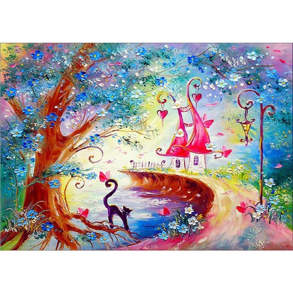 Rhinestone Painting Embroidery Kit Cross Stitch Home Decoration 7666
