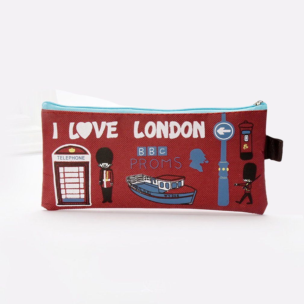Cartoon Simple Pencil Case Student Creative Children Pencil Stationery Bag