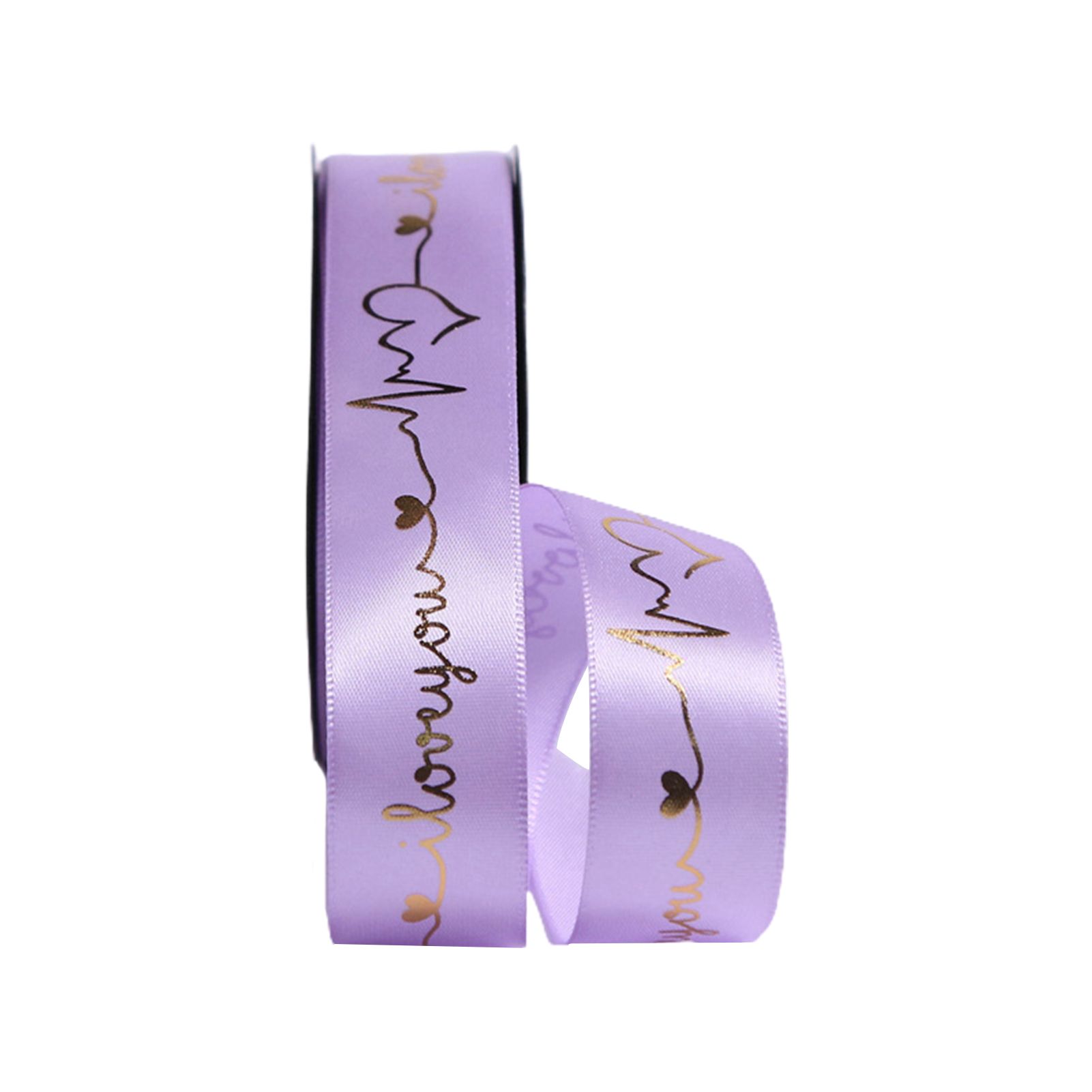 Wrapping Ribbon English Letters Soft Touch Grosgrain Ribbon