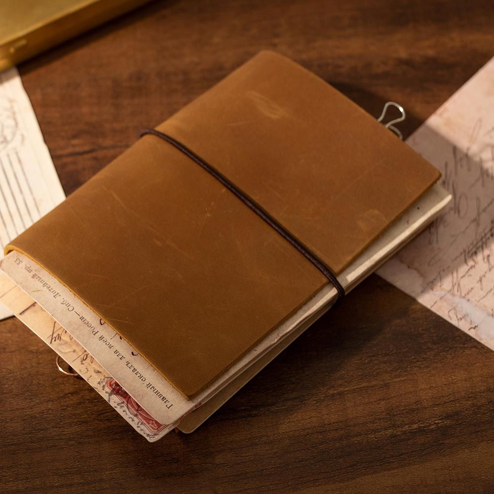 Vintage Refill Journals Diary leather midori notepad planner stationery nootbook note books daily paper school supplies